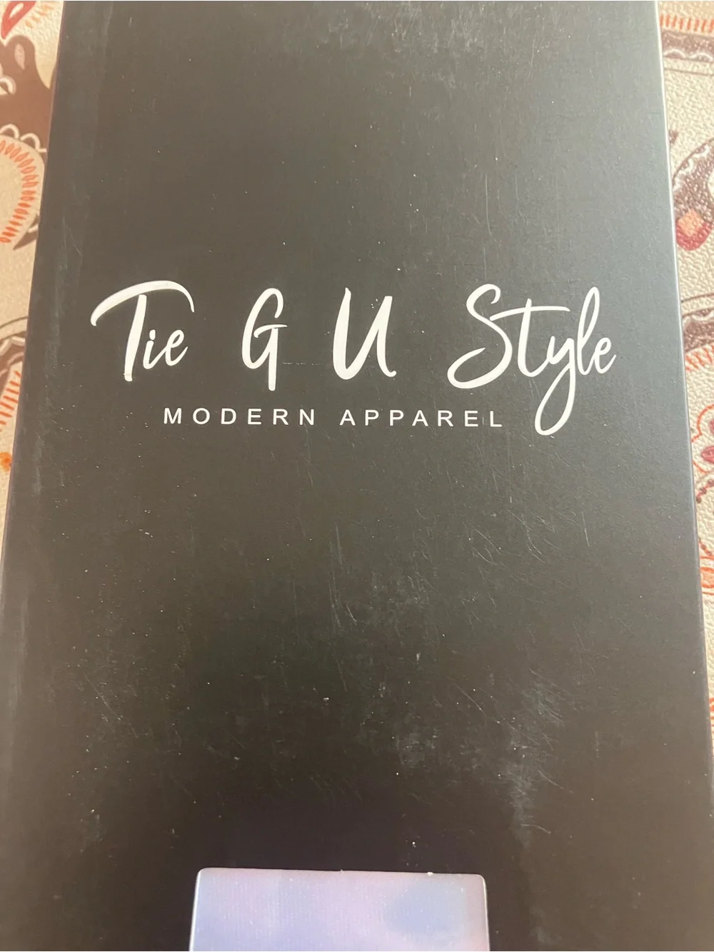 Tie G U Style light blue